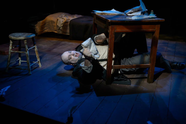 Diary of a Madman presented by Upstream Theatre at Kranzberg Arts Center in St. Louis, MO on Oct 3, 2013.